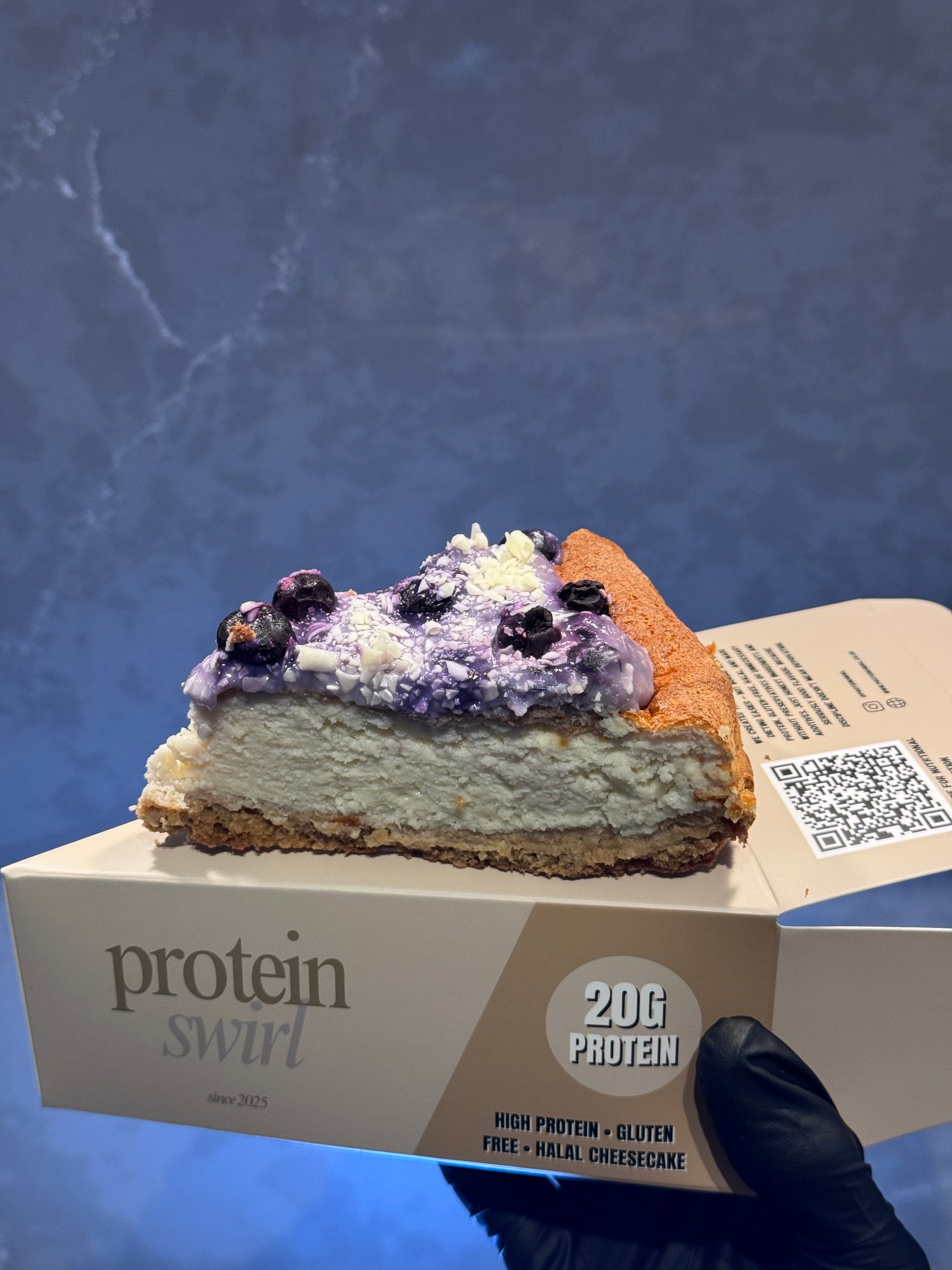 ProteinSwirl - 2x High Protein Cheesecakes - Gluten Free - Halal - 20g+ Protein