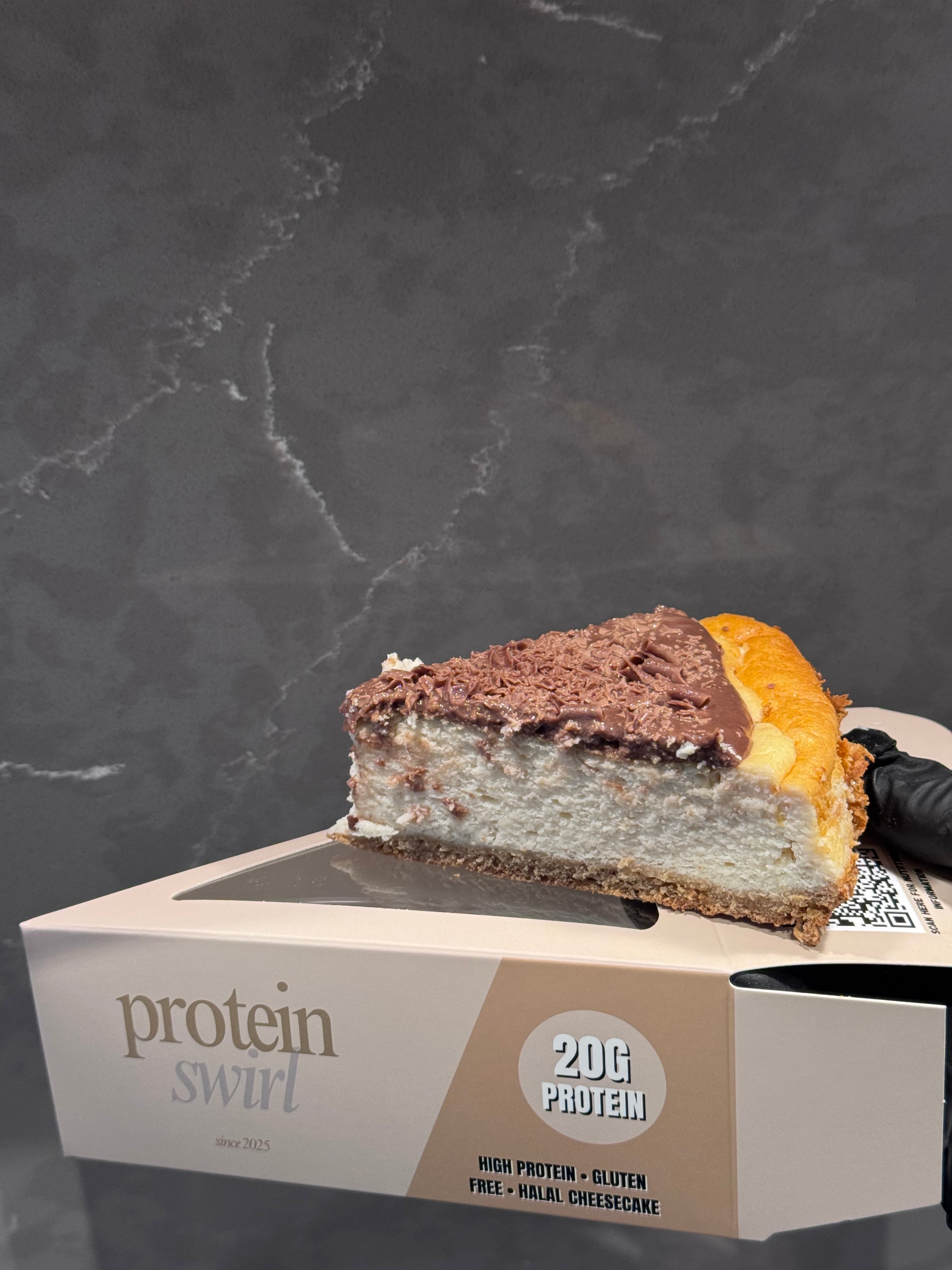 ProteinSwirl - 2x High Protein Cheesecakes - Gluten Free - Halal - 20g+ Protein