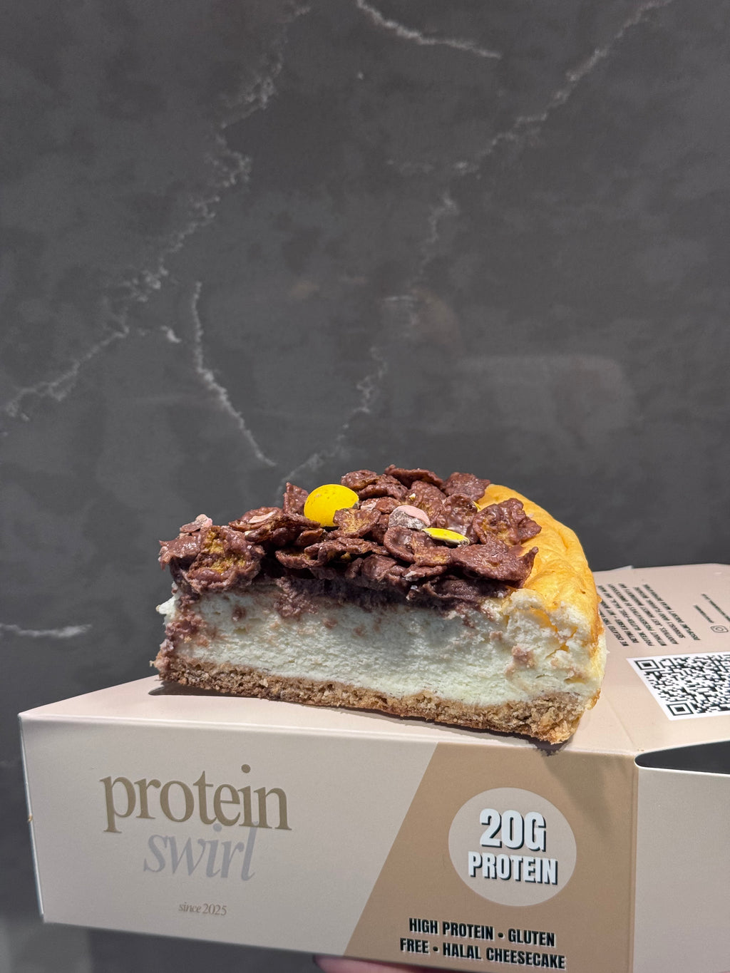 ProteinSwirl - 2x High Protein Cheesecakes - Gluten Free - Halal - 20g+ Protein
