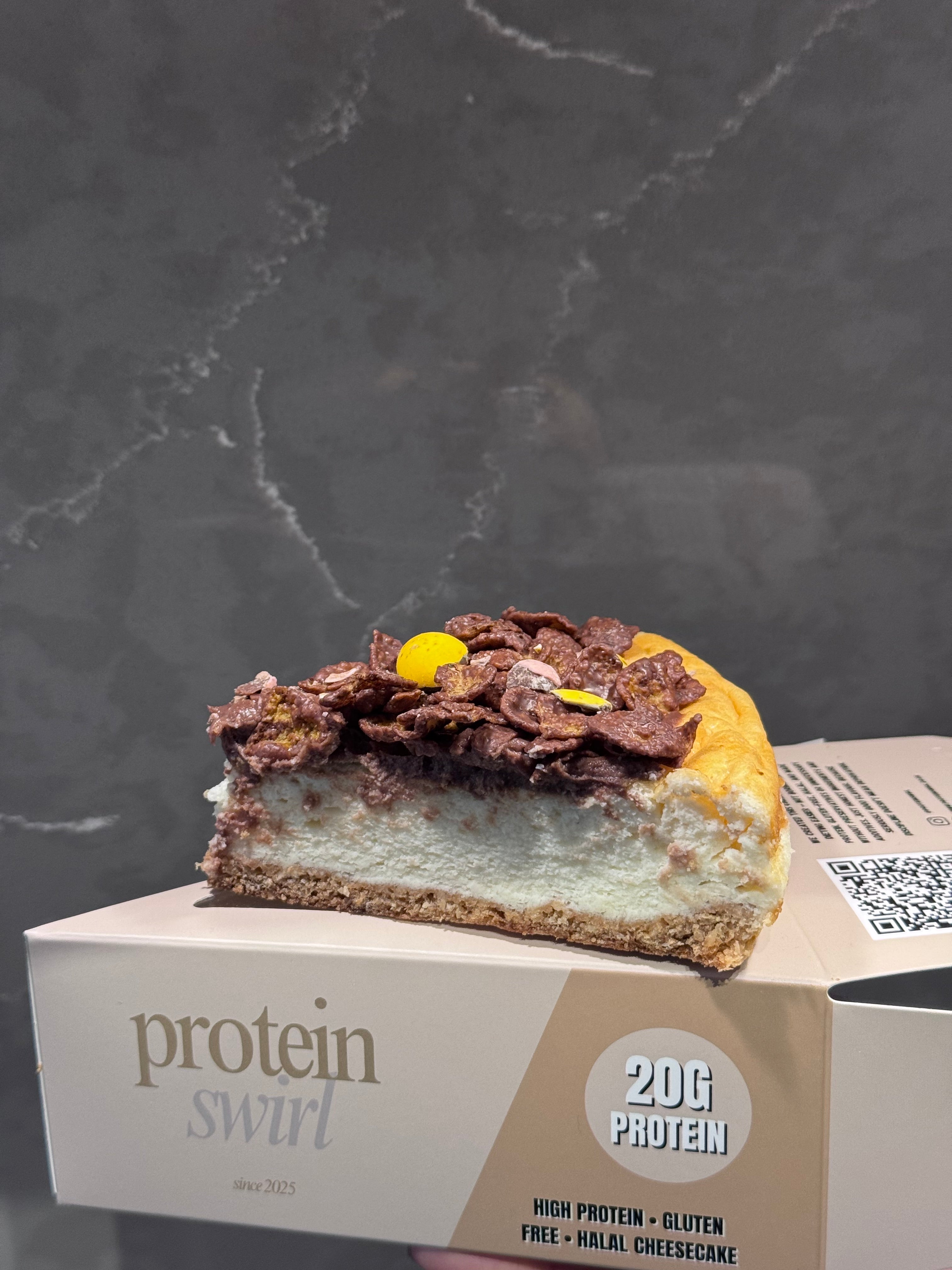 ProteinSwirl - 2x High Protein Cheesecakes - Gluten Free - Halal - 20g+ Protein