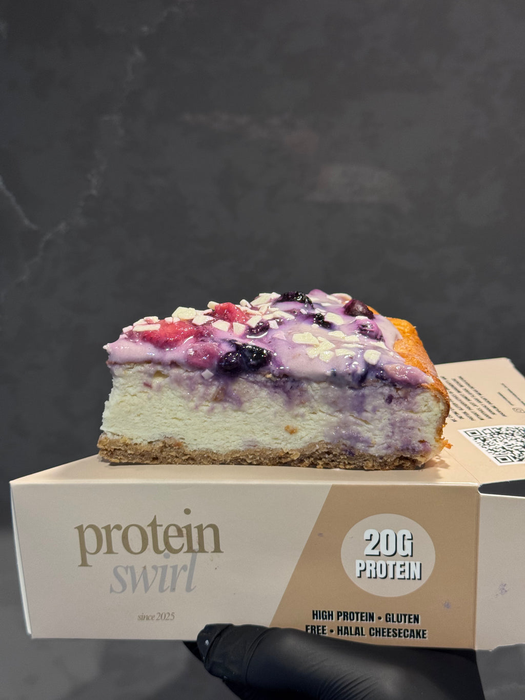 ProteinSwirl - 2x High Protein Cheesecakes - Gluten Free - Halal - 20g+ Protein